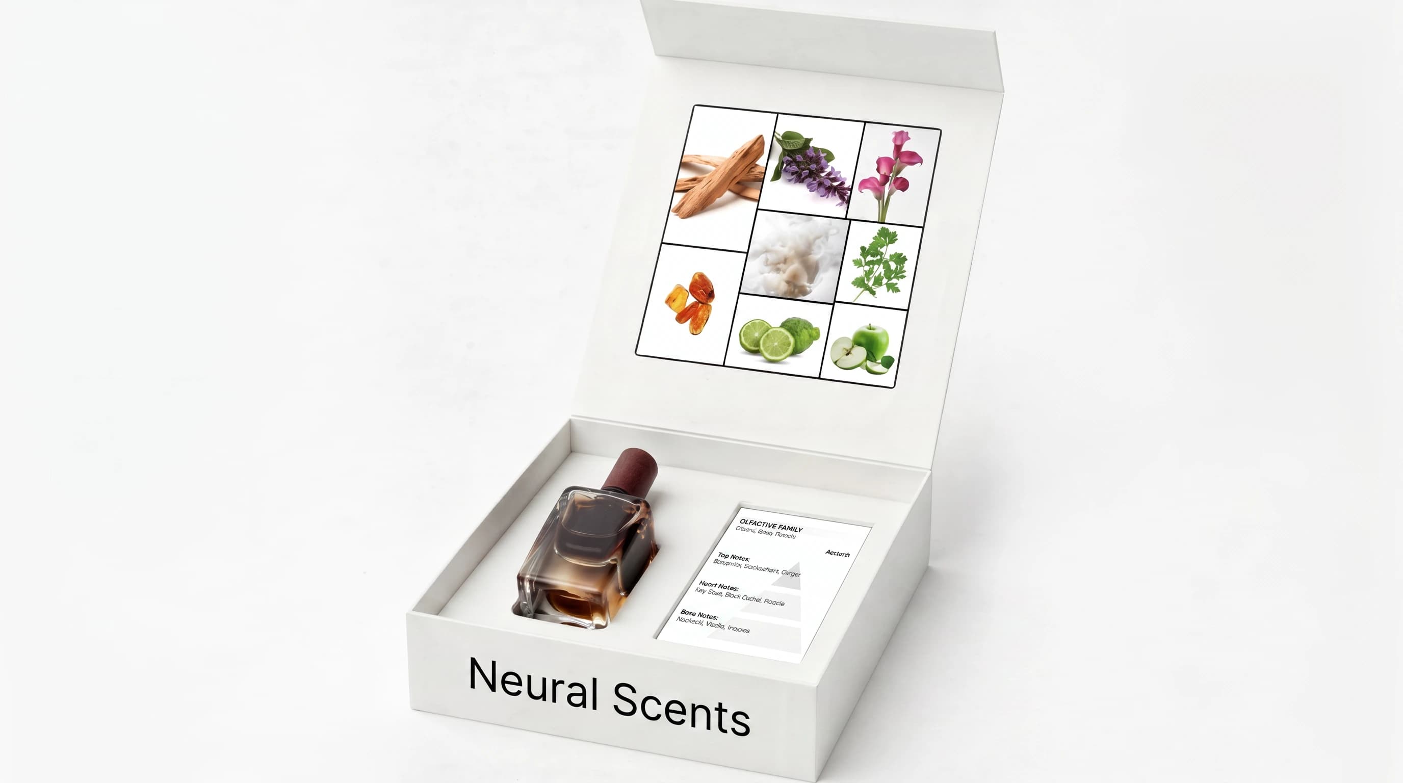 Neural Scents perfume packaging