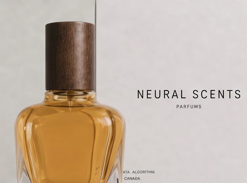 Close-up of the Neural Scents bottle and wood cap